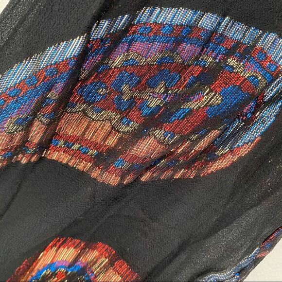 Vintage Evan Picone Metallic Lame Merino Sweater - Picture 3 of 7